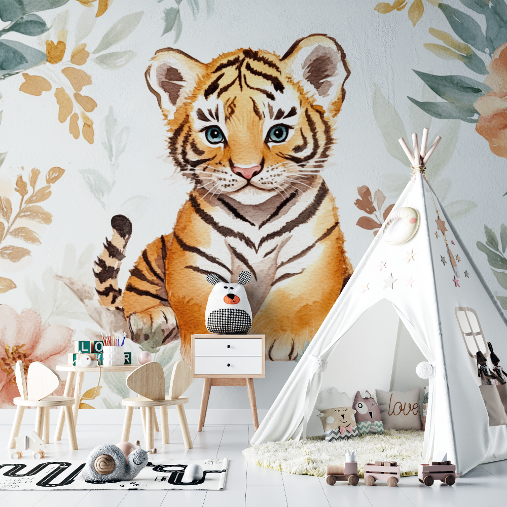 Bohemian Tiger Wallpaper | Murals Wallpaper