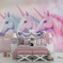 Fairy Trio Unicorn Wallpaper | Murals Wallpaper