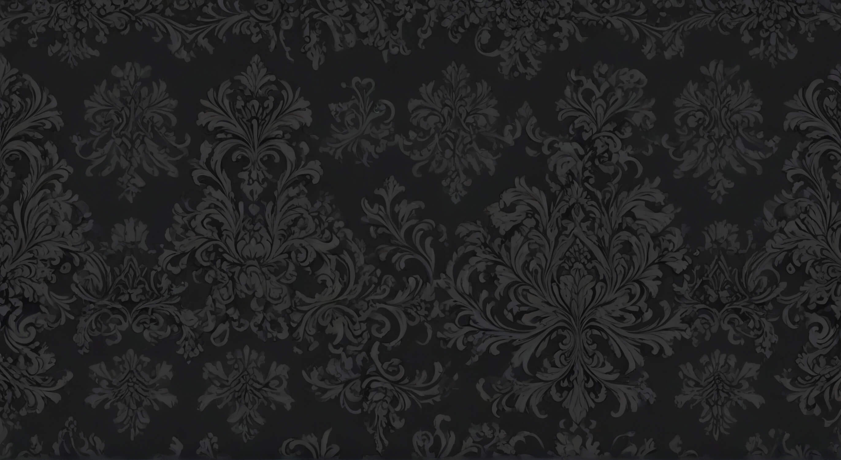 Papier Peint Barock Noir et Argent