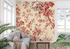 Red Toile Wallpaper | Murals Wallpaper