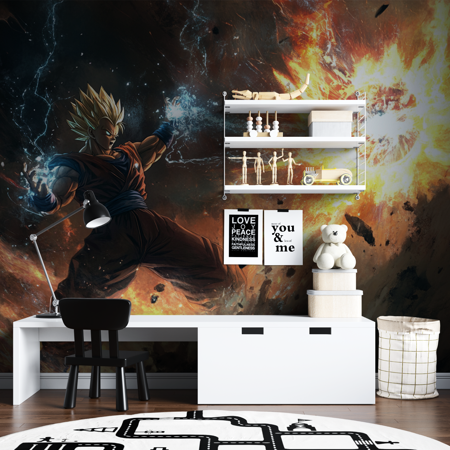 DBZ Goku Power Wallpaper | Murals Wallpaper