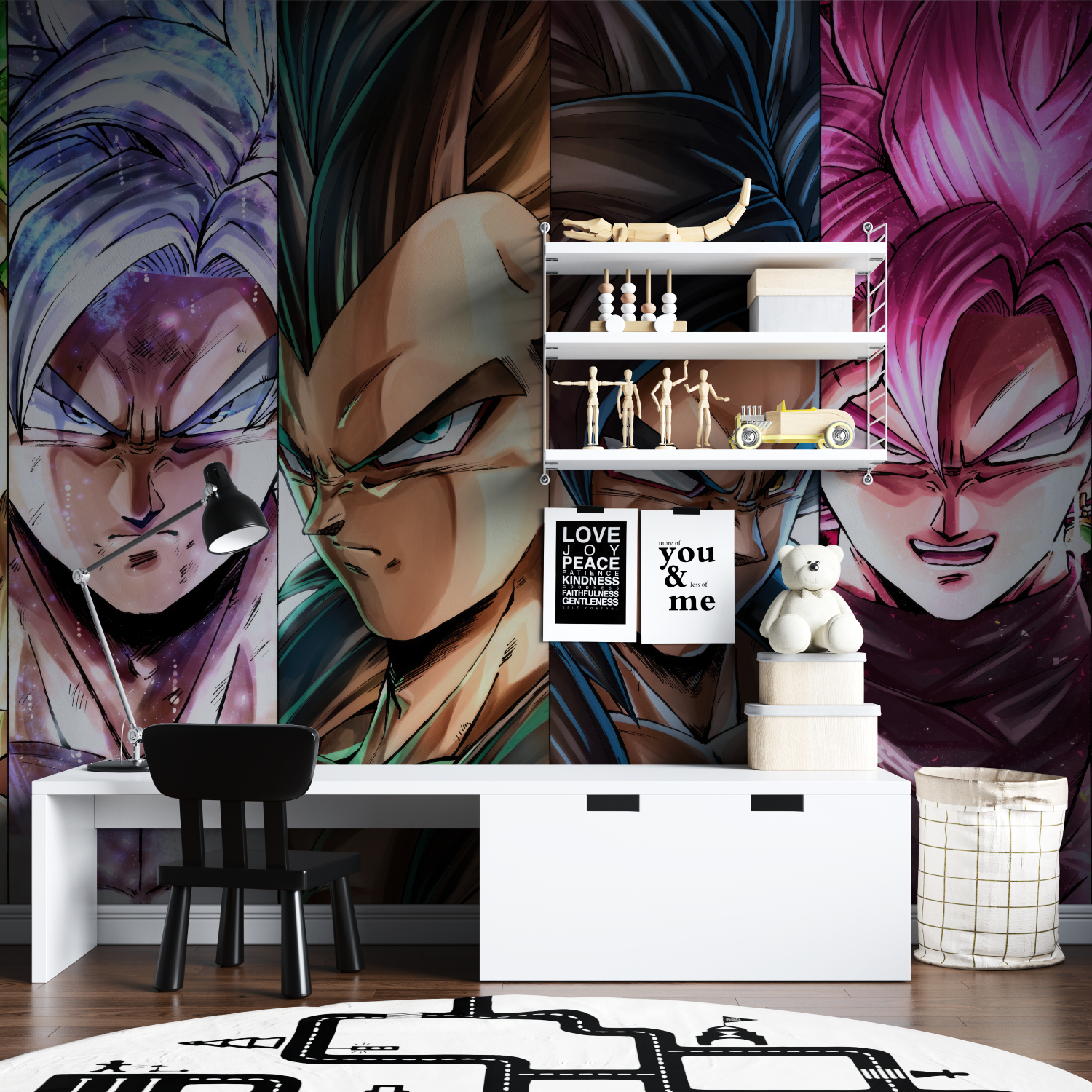 Tapete Dragon Ball Z Super – Garçon-Tapisserie