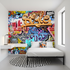 Mural Custom Graffiti Wallpaper