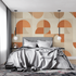 Orange Graphic Wallpaper | Murals Wallpaper