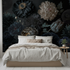 Dark Floral Peel and Stick Wallpaper