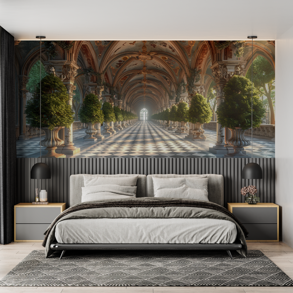 Papier Peint Sur Mesure Trompe L'Oeil - Panorama Wandbild