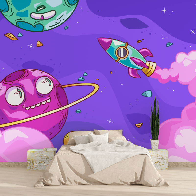 Fun Space Wallpaper | Murals Wallpaper