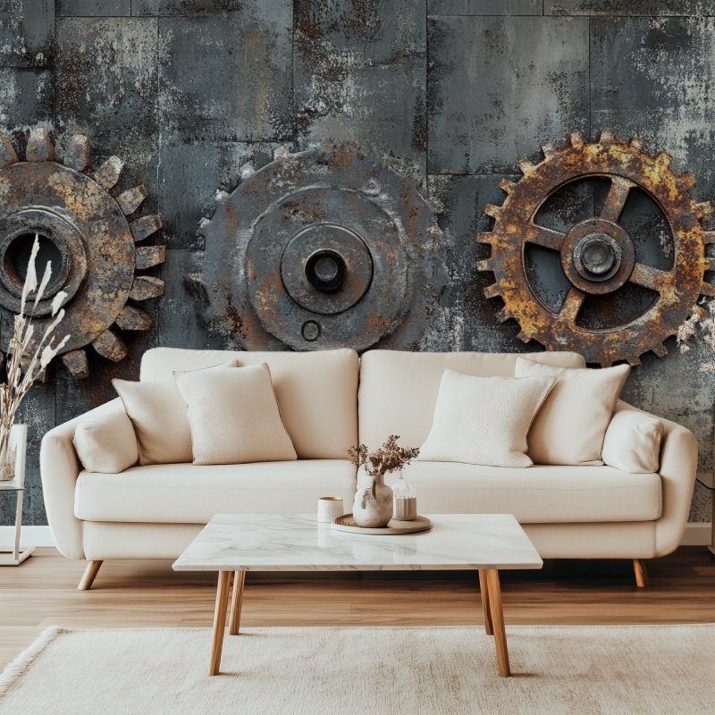 Vintage Factory Wallpaper | Murals Wallpaper