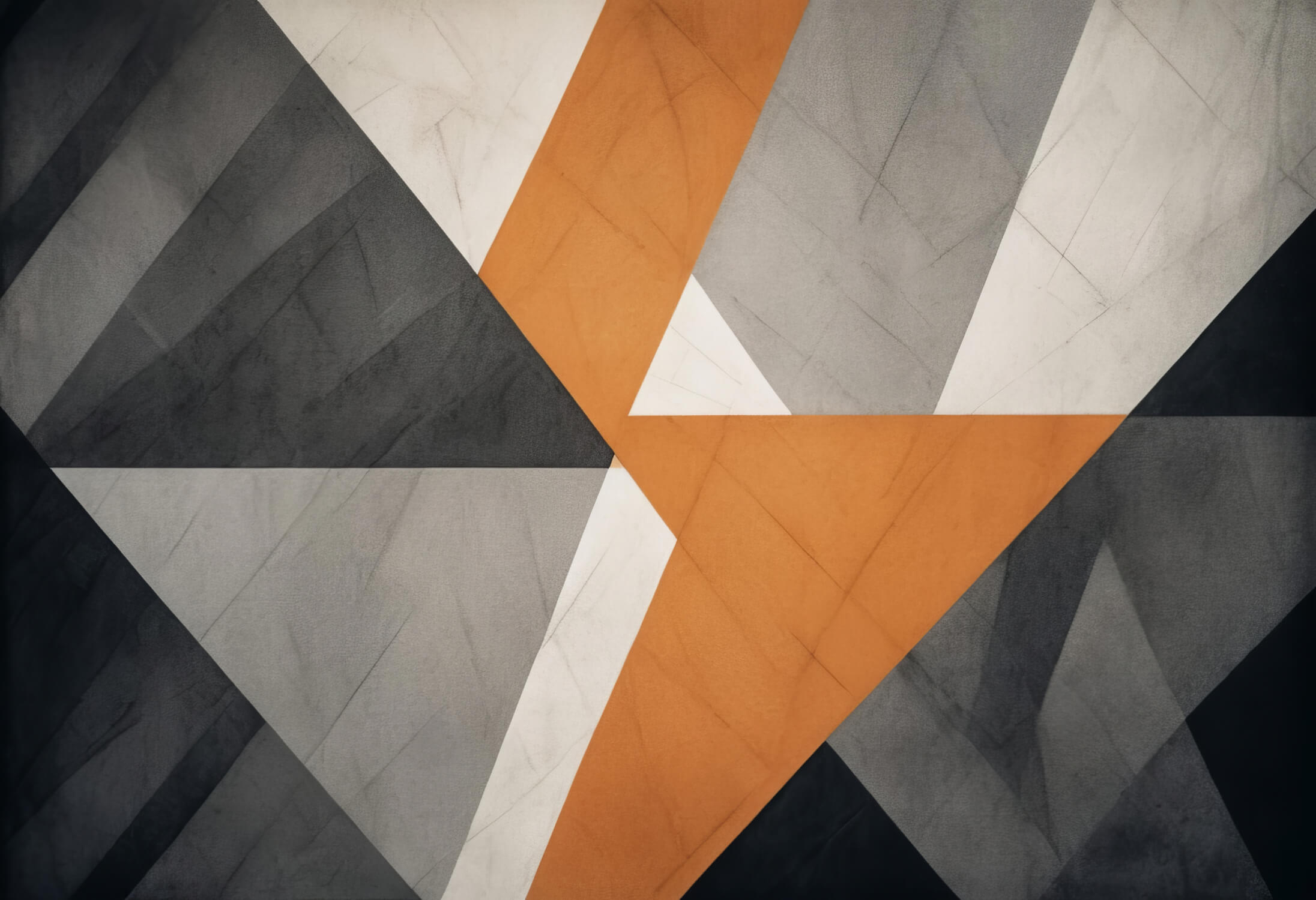Orange Gray Wallpaper | Murals Wallpaper