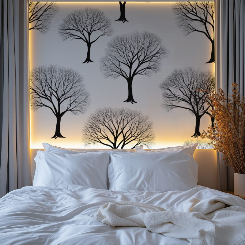 Tree Wallpaper Black and White | Murals Wallpaper