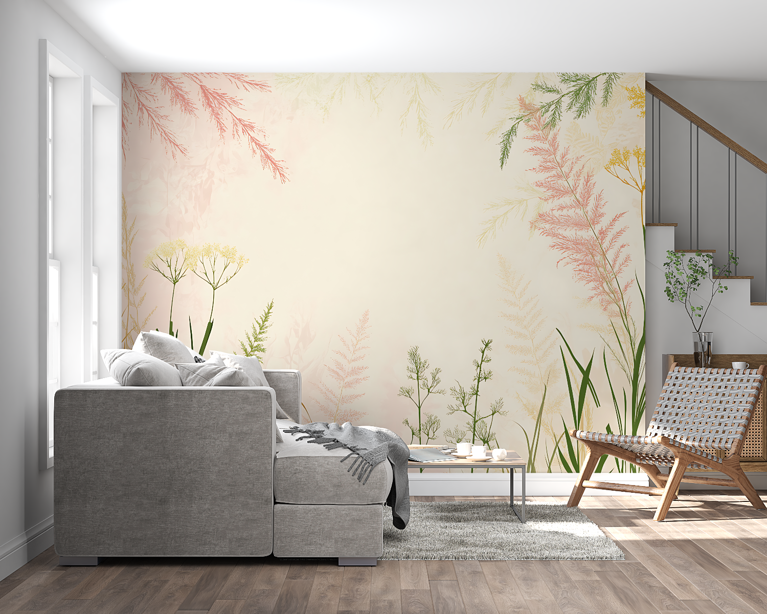 Watercolor Flowers Mural Wallpaper | Murals Wallpaper