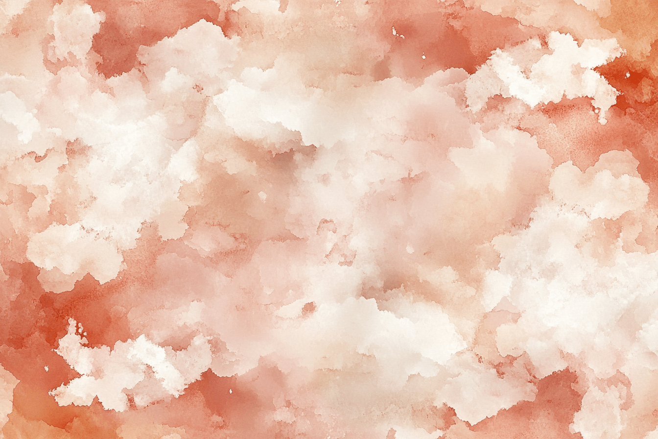 Terracotta Abstract Watercolor Wallpaper | Murals Wallpaper