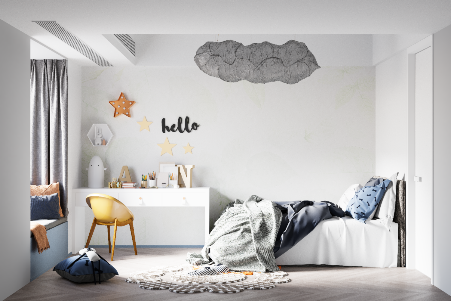 Kids Leaf Wallpaper | Murals Wallpaper