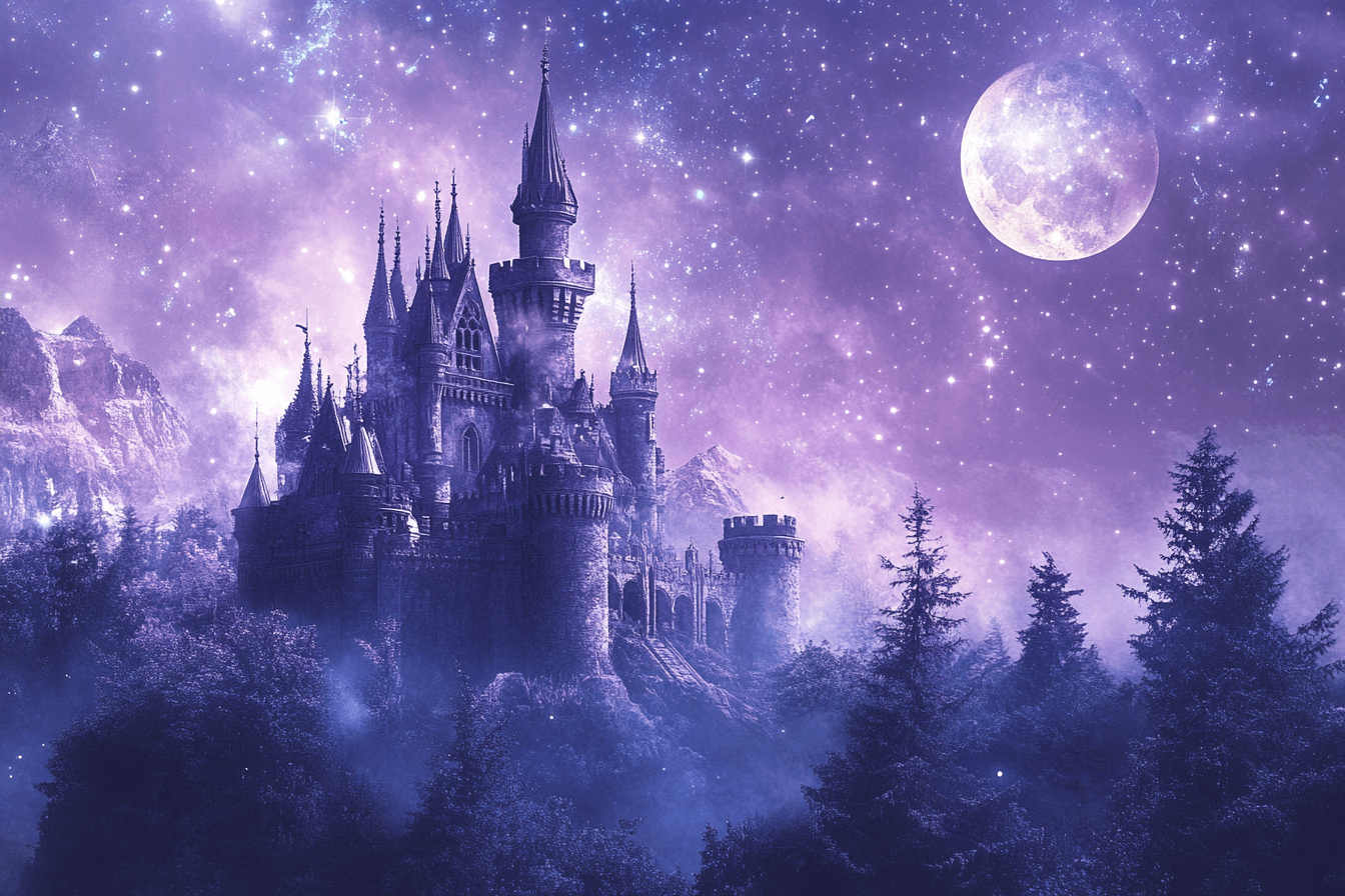 Princess Purple Room Wallpaper | Murals Wallpaper
