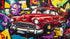 American Car Graffiti Wallpaper | Murals Wallpaper