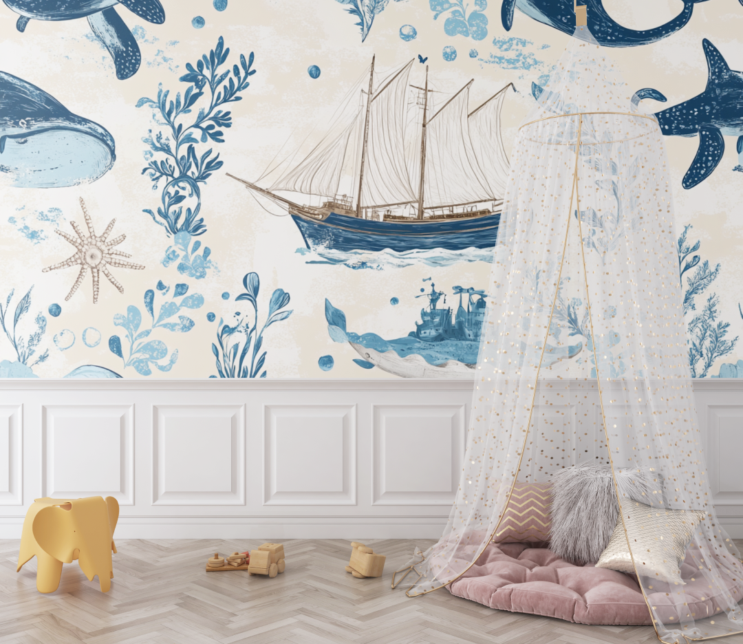 Nautical Ocean Marine Wallpaper | Murals Wallpaper