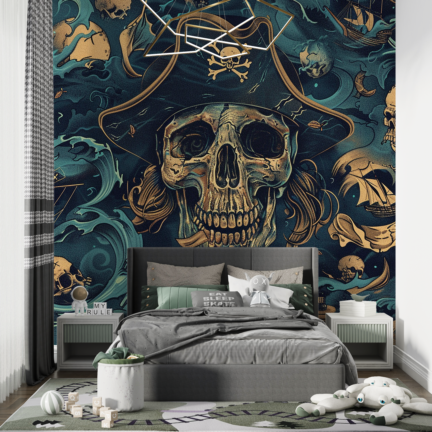 Retro Kids Wallpaper | Murals Wallpaper