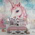 3D Unicorn Wallpaper Elegance 3D | Murals Wallpaper