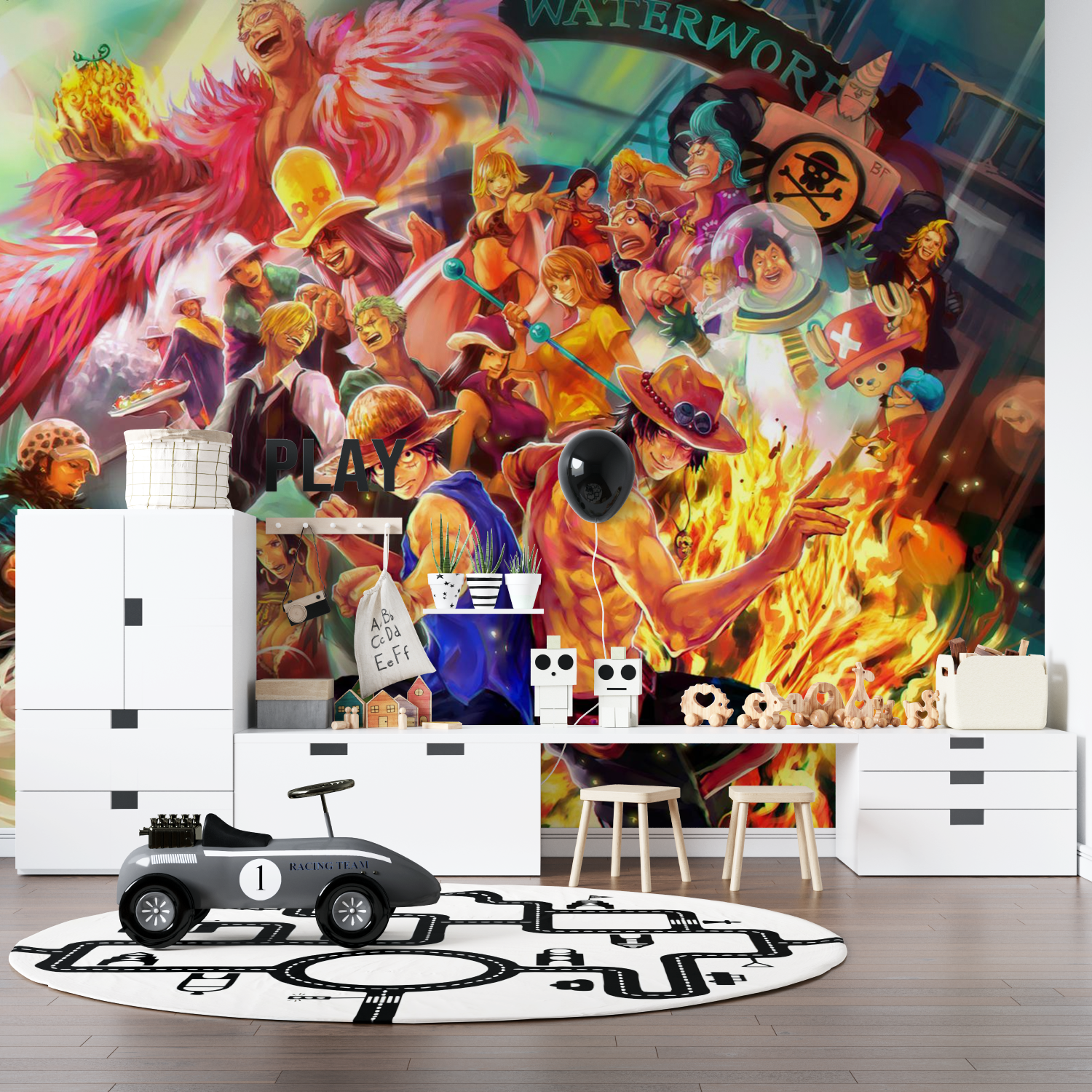 One Piece Dressrosa Wallpaper | Murals Wallpaper