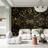 Black and Gold Wallpaper Room | Murals Wallpaper