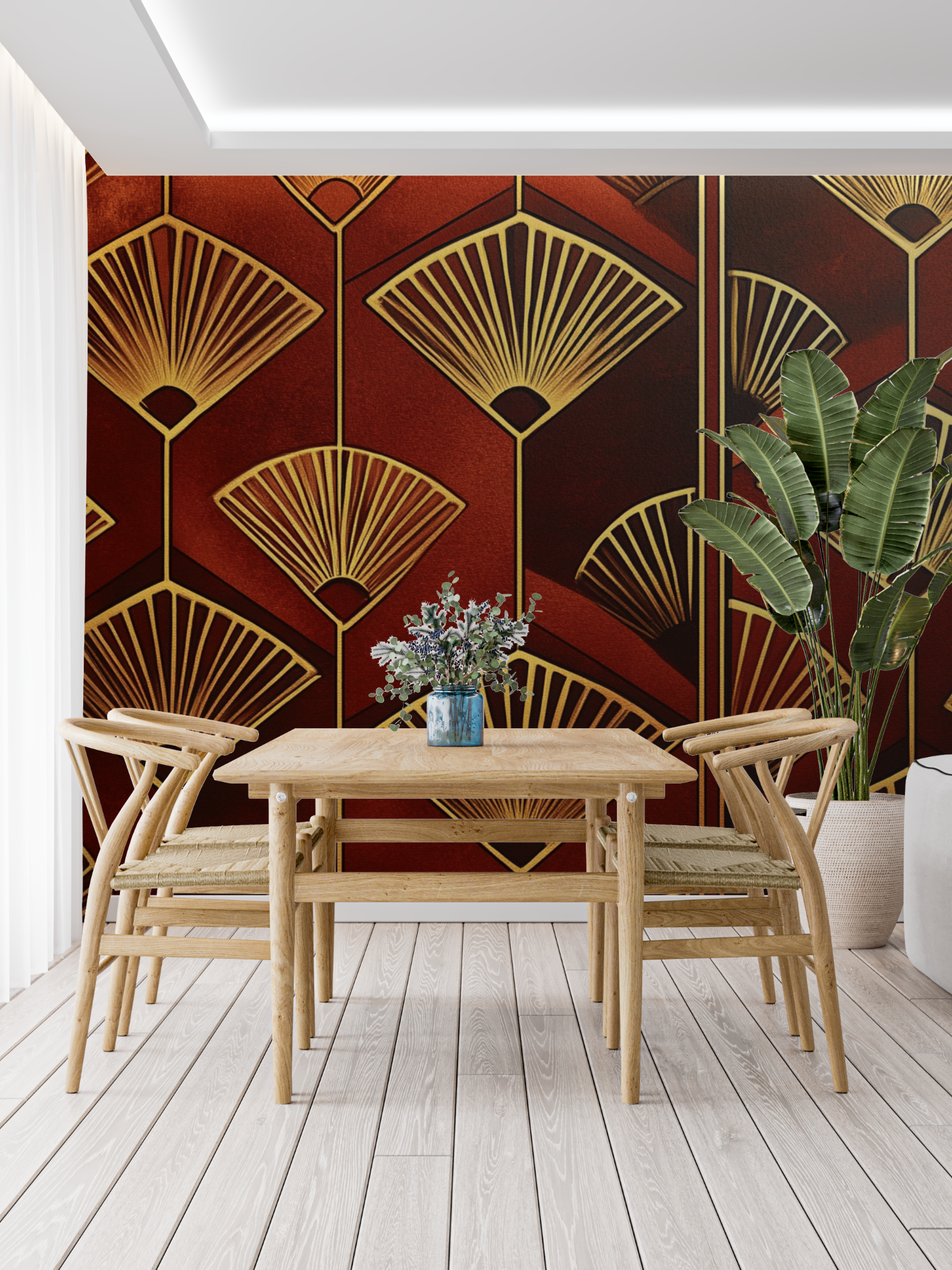 Terracotta Art Deco Trend Wallpaper | Murals Wallpaper
