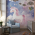 Baby Unicorn Dream and Cloud Wallpaper | Murals Wallpaper