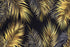Black and Gold Palm Leaf Wallpaper | Murals Wallpaper