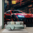 Night Tuning Car Wallpaper | Murals Wallpaper