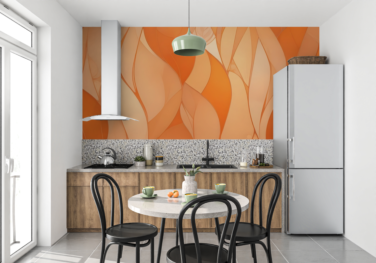 Orange Wallpaper | Murals Wallpaper