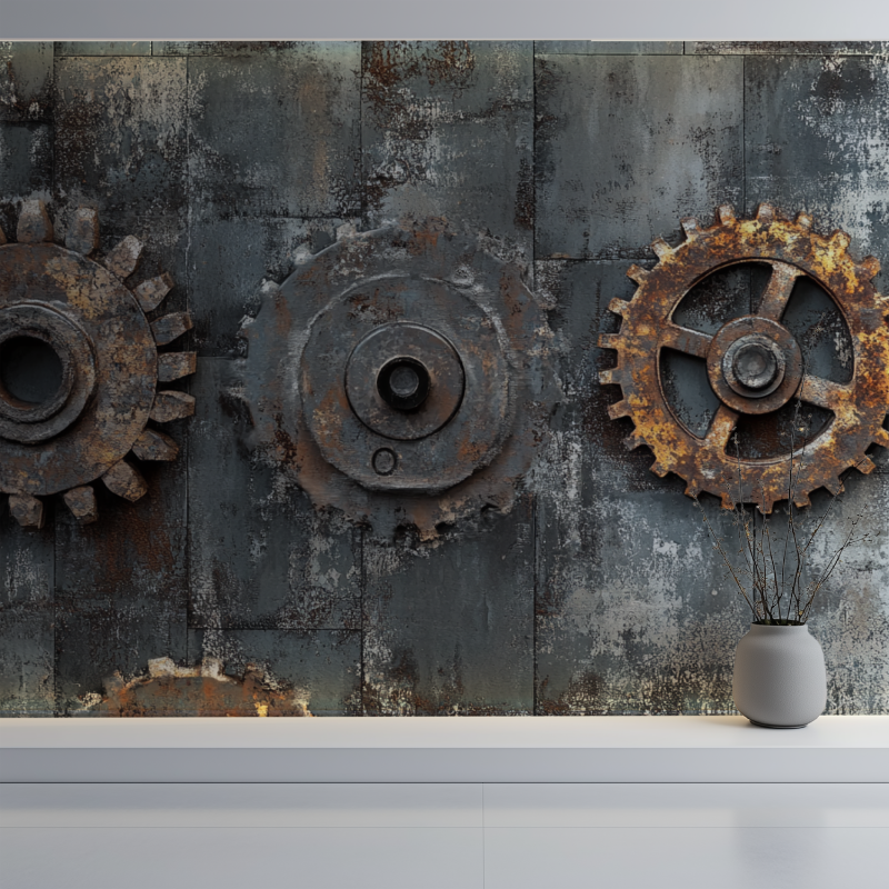 Vintage Factory Wallpaper | Murals Wallpaper