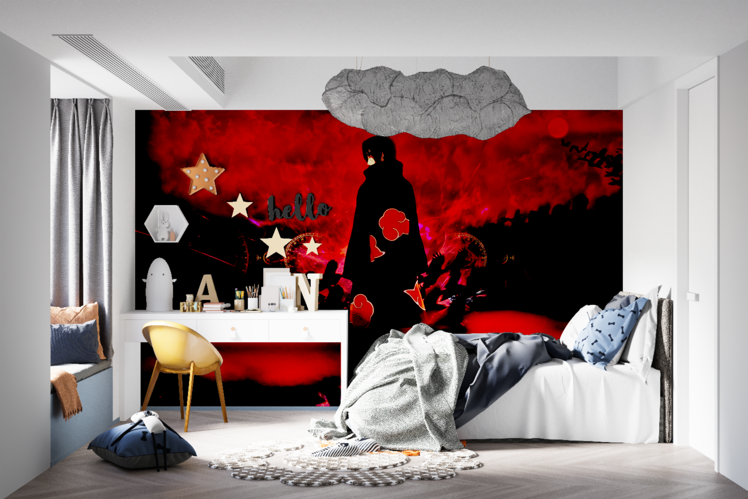 Papier Peint Naruto Akatsuki Itachi - tapisserie ado