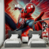 Tapeten Spiderman Rouge – beleuchtetes Schlafzimmer