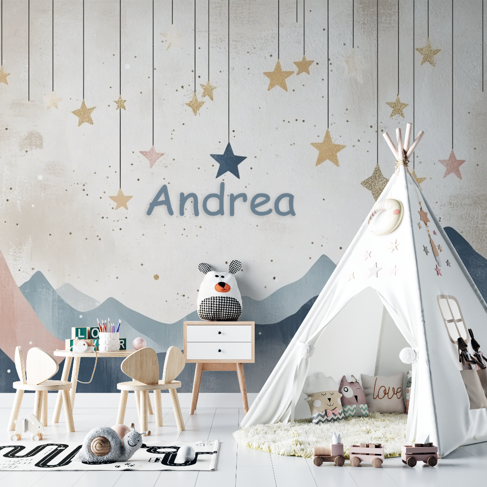 Scandinavian Name Wallpaper | Murals Wallpaper