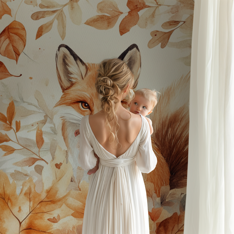 Autumn Fox Wallpaper | Murals Wallpaper