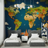 World Map Kids Wallpaper | Murals Wallpaper