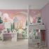Princess Kingdom and Rainbow Wallpaper | Murals Wallpaper
