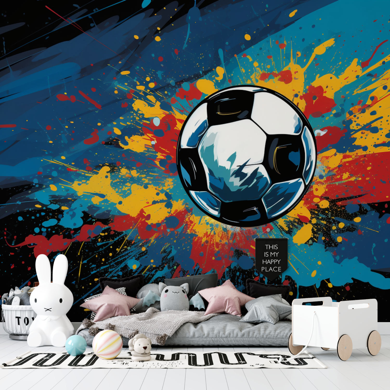 Vintage Football Wallpaper | Murals Wallpaper