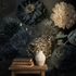 Dark Floral Peel and Stick Wallpaper
