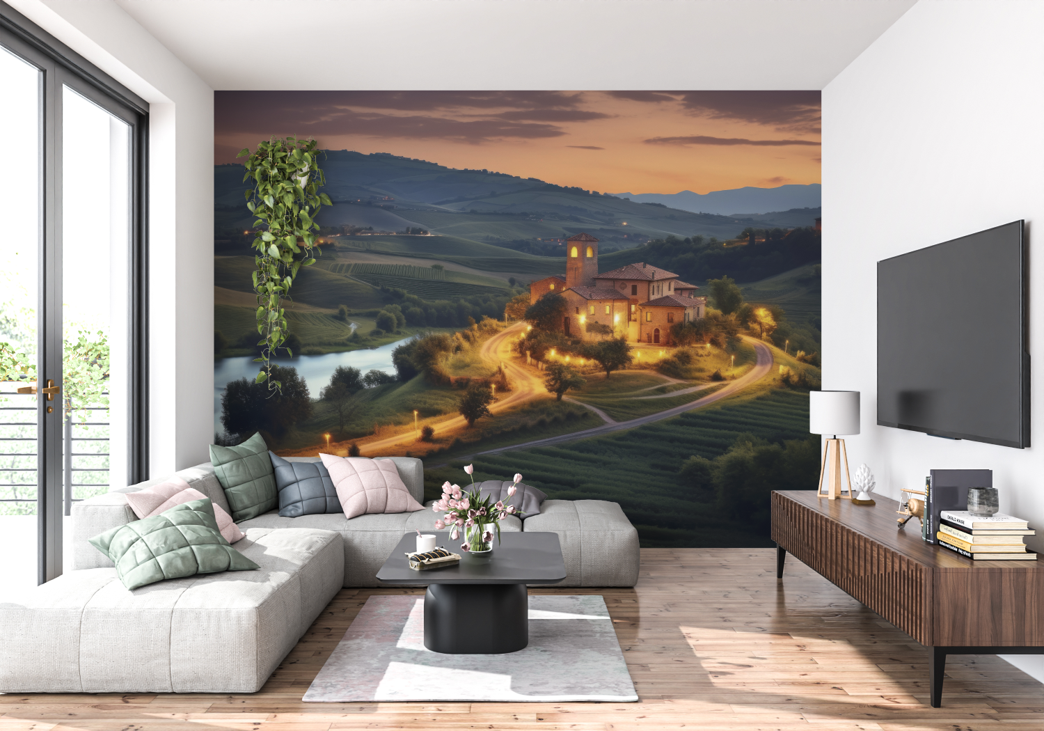 Italian Landscape Mural Wallpaper | Murals Wallpaper