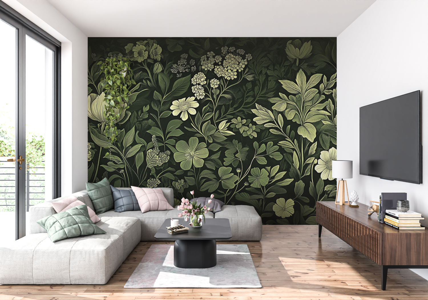 Black and Blue Wallpaper | Murals Wallpaper