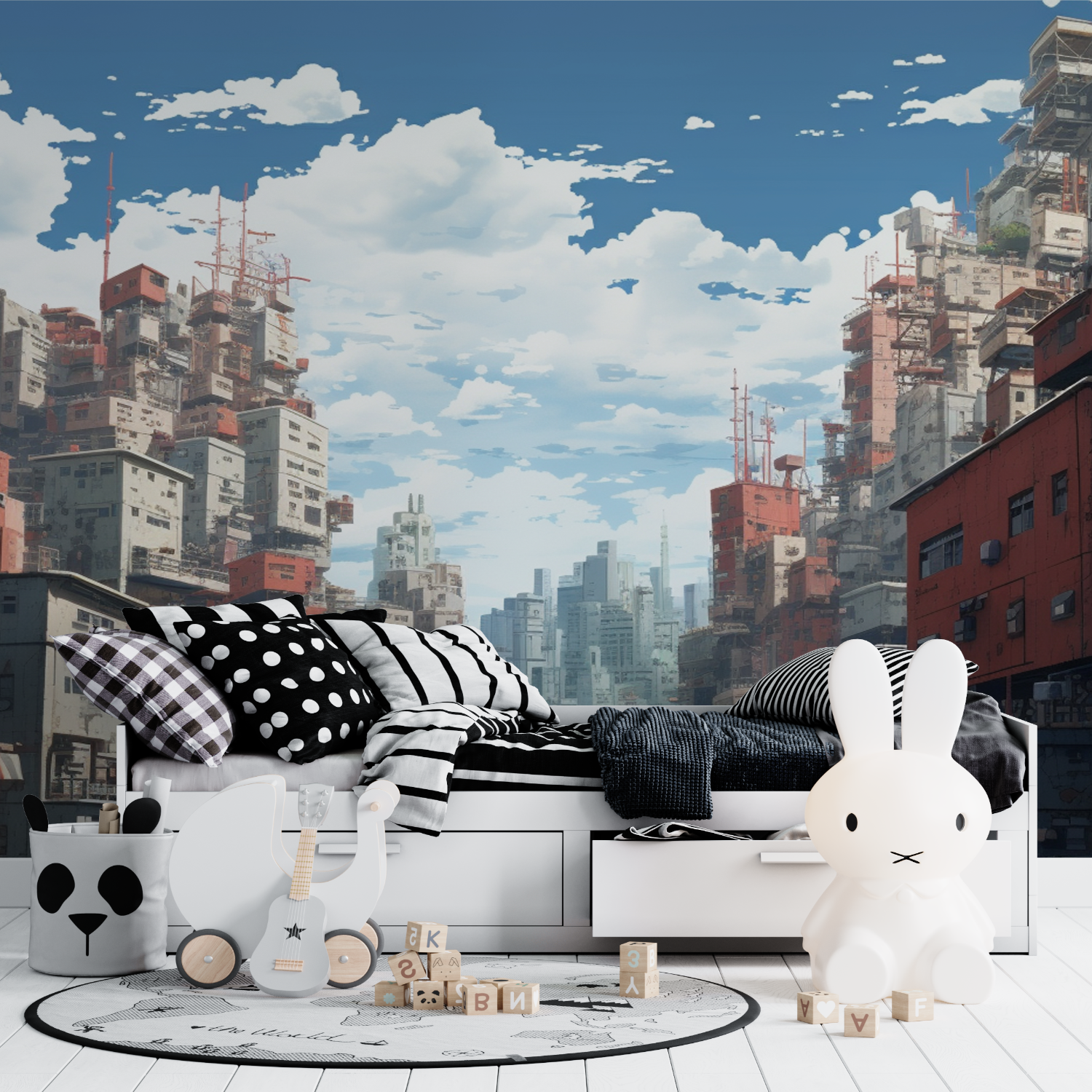 Futuristic City Teen Wallpaper | Murals Wallpaper