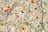 Tapeten Vintage Fleur Orange