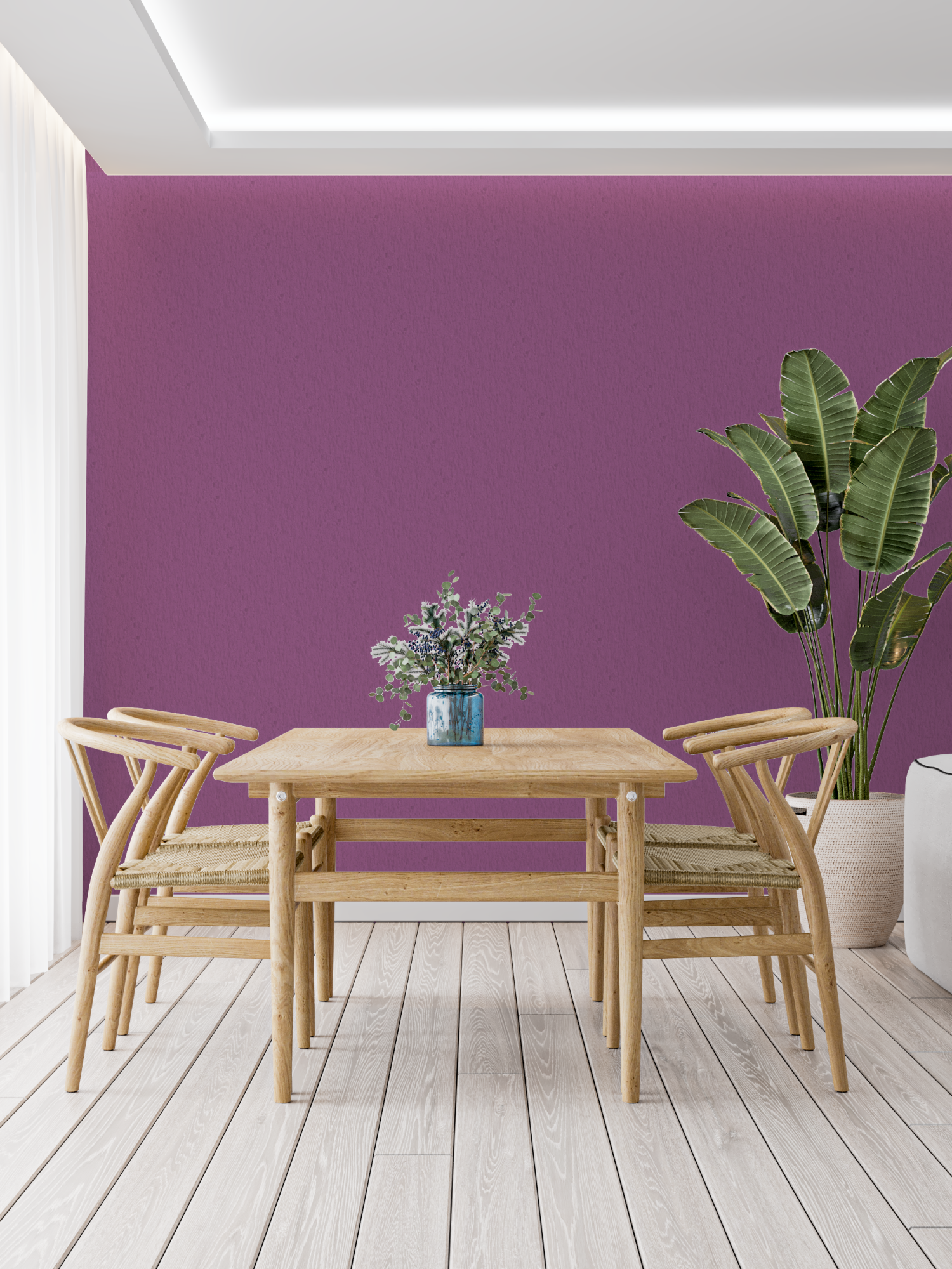 Purple Non-Woven Wallpaper | Murals Wallpaper