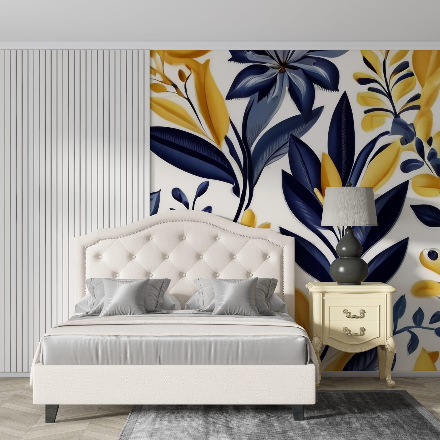 Blue Yellow Wallpaper | Murals Wallpaper
