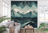 Mountain Design Wallpaper Mural | Murals Wallpaper