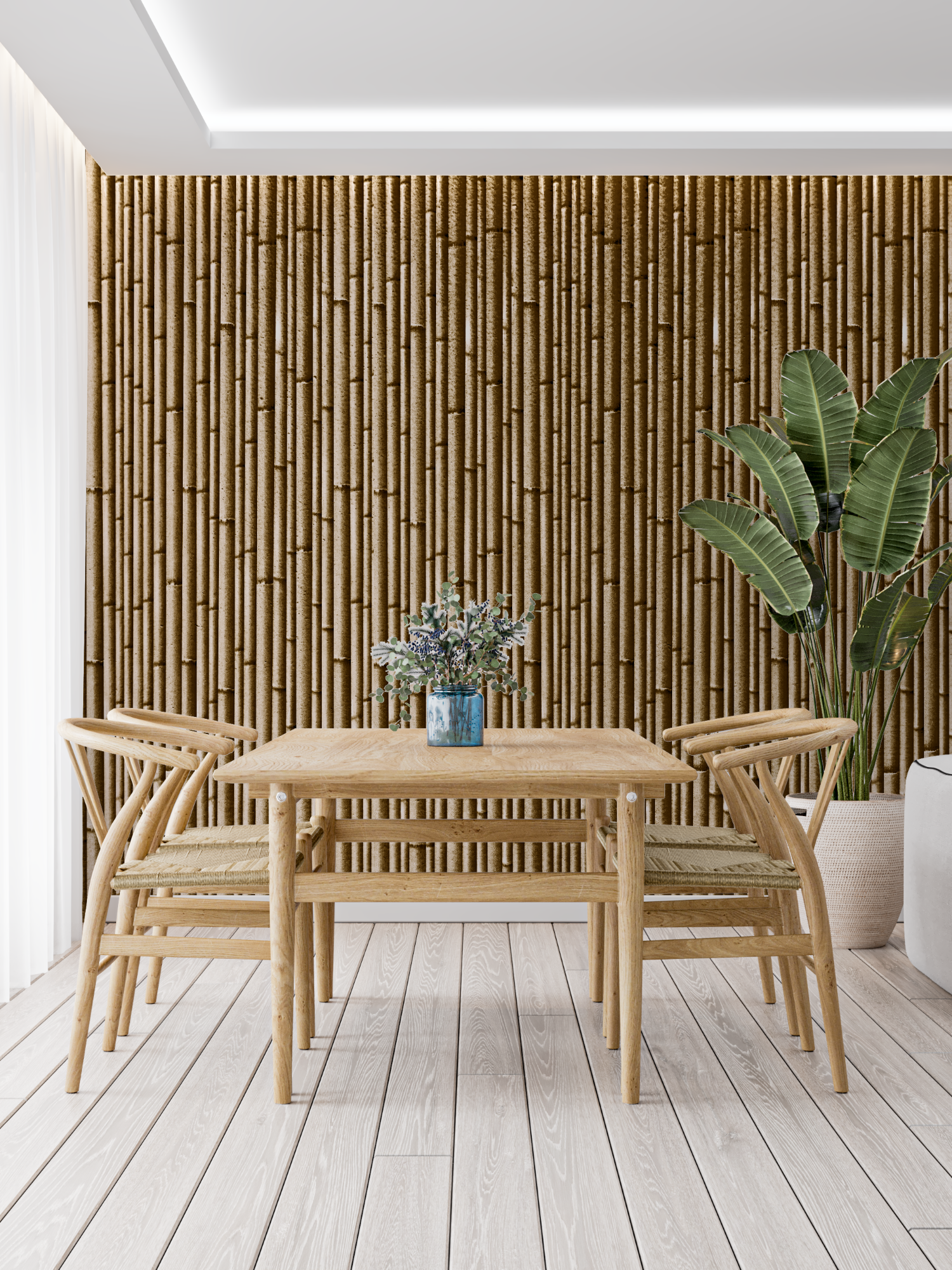 Bamboo Effect Wallpaper | Murals Wallpaper