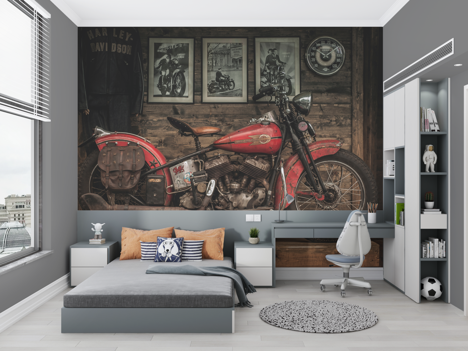 American Motorcycle Wallpaper | Murals Wallpaper