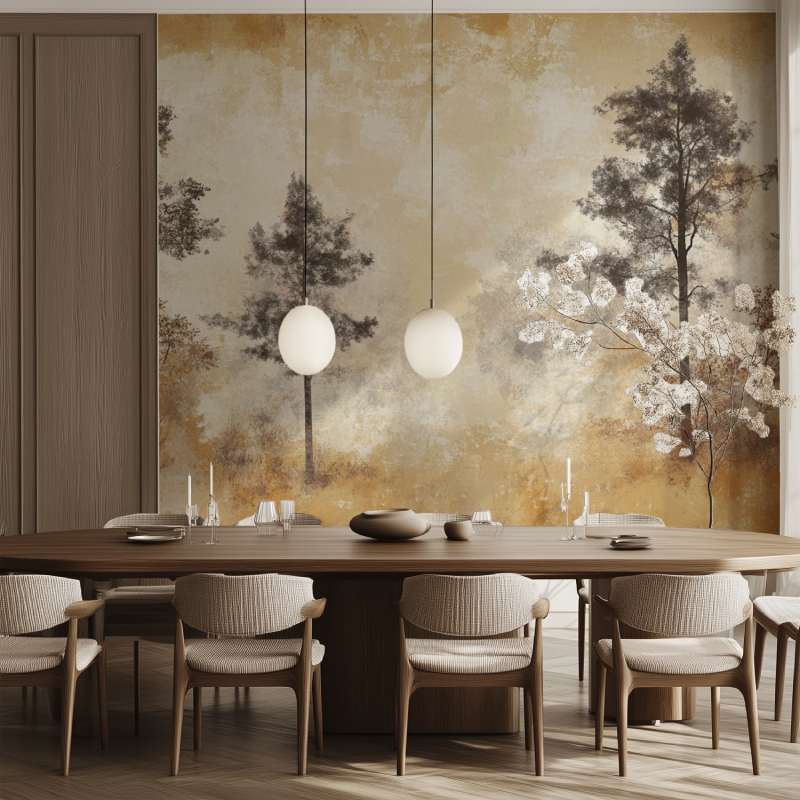 Mustard Tree Wallpaper | Murals Wallpaper