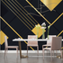 Black and Yellow Graphic Wallpaper | Murals Wallpaper