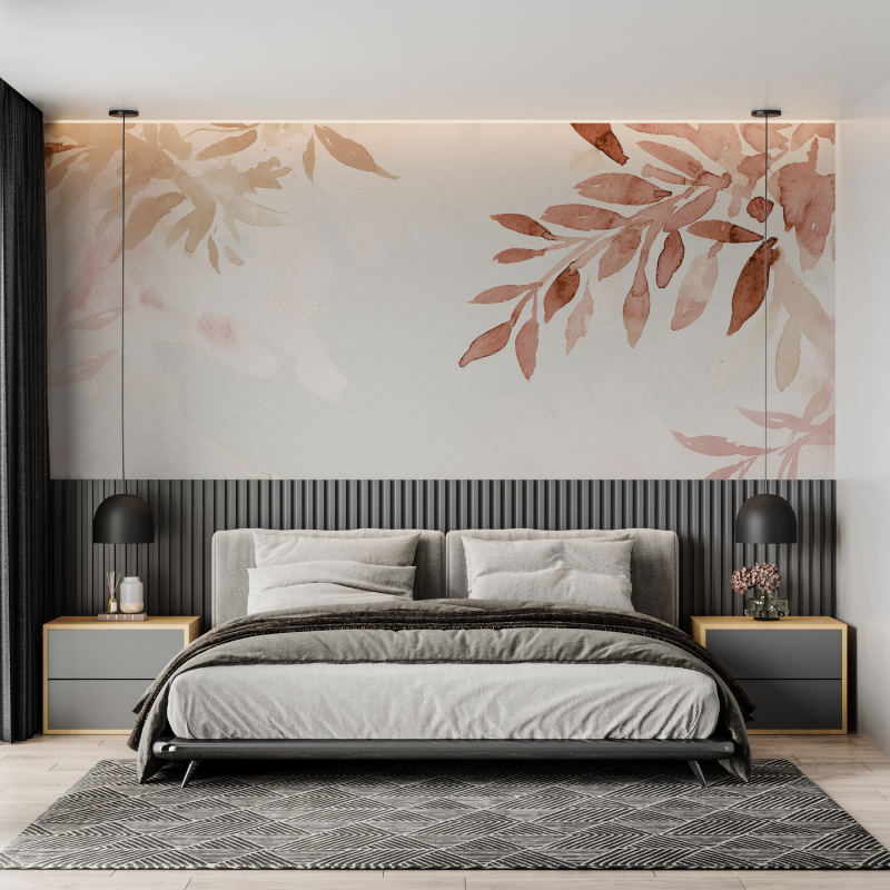 Watercolor Wallpaper Earthy Tones | Murals Wallpaper